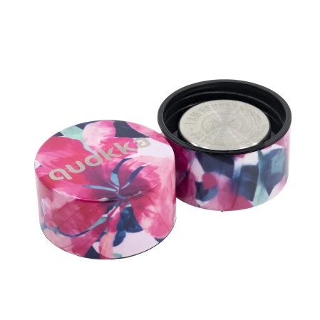 QUOKKA BOTELLA TERMO ACERO INOXIDABLE SOLID PINK BLOOM 510 ML