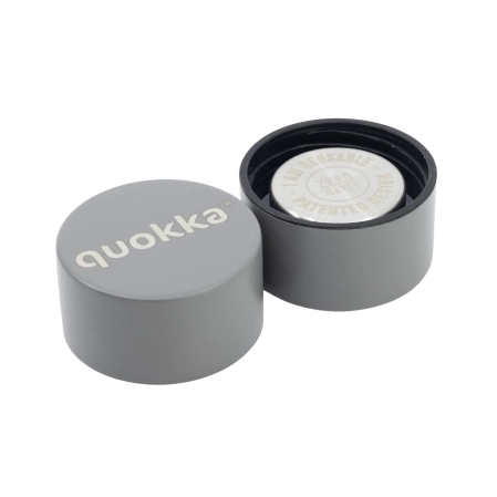 QUOKKA BOTELLA TERMO ACERO INOXIDABLE SOLID GREY 630 ML